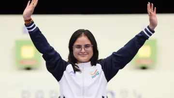 Indian shooter Avani Lekhara at Paris Paralympics 2024