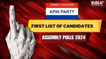 Jammu and Kashmir Assembly Polls 2024, Apni Party, Candidates list 