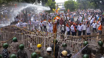 BJYM Yuva aakrosh rally