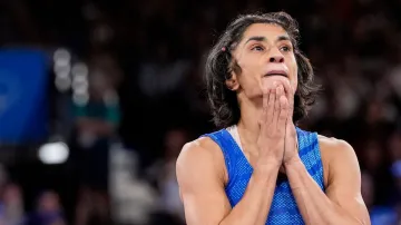 Vinesh Phogat at the Paris Olympics 2024