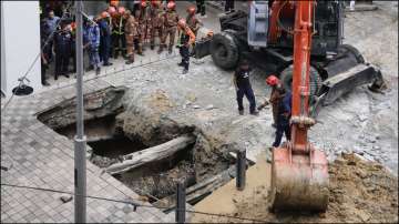 Indian woman falls into Malaysia sinkhole