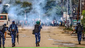 Fresh clashes erupted in Manipur's Imphal East district on August 1.