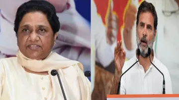 BSP chief Mayawati and Congress leader Rahul Gandhi