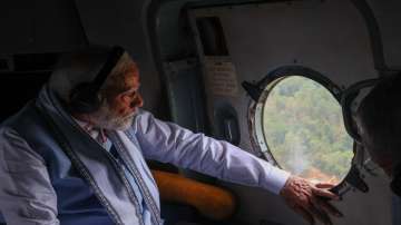 PM Modi conducts aerial survey of landslide-ravaged Chooralmala, Mundakkai areas in Wayanad