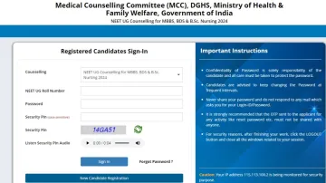 NEET UG 2024 Counselling Round 1 registration begins