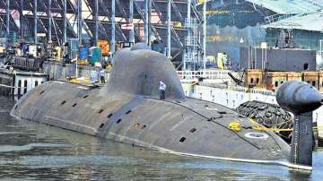 Nuclear submarine INS Arihant docked in Visakhapatnam