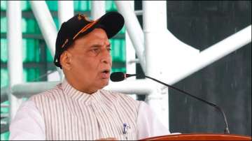 Defence Minister Rajnath Singh speaking on the occasion of INS Arighaat being commissioned into the Indian Navy.