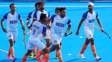 Indian hockey team.