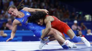 Oksana Livach and Vinesh Phogat.