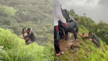 The girl was rescued with the help of locals and police