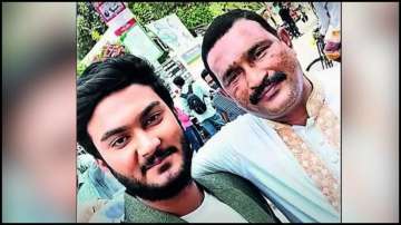 Producer Selim Khan with his actor son Shanto Khan.