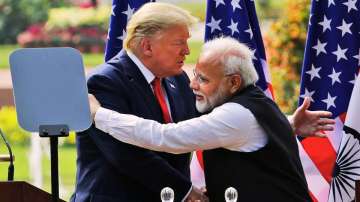 The-then US President Donald Trump and Prime Minister Narendra Modi in New Delhi in January 2020.