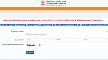 UGC NET 2024 exam city intimation slip out