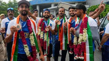 Indian hockey team.