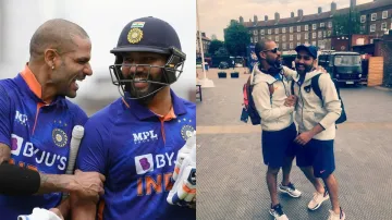 Rohit Sharma and Shikhar Dhawan.