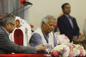 Bangladesh's interim government chief Dr Muhammad Yunus