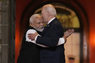 Prime Minister Narendra Modi with President Joe Biden