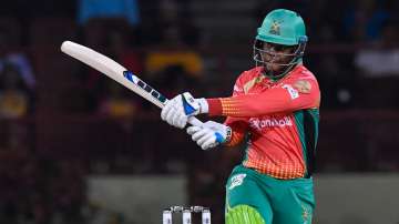 Shimron Hetmyer went berserk smashing 91 off just 39 balls as Guyana Amazon Warriors notched up second-highest total in CPL history