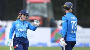 Tammy Beaumont smashed an unbeaten 150 in the second ODI as England women took Ireland for a ride in Belfast