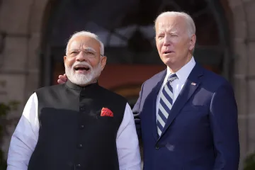 Prime Minister Narendra Modi with US President Joe Biden