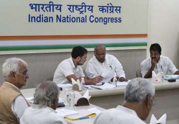 Rahul Gandhi with Mallikarjun Kharge