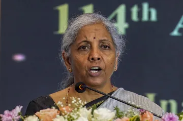 Finance Minister Nirmala Sitharaman