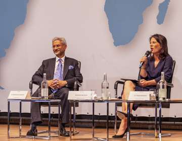 External Affairs Minister S Jaishankar with his German counterpart Annalena Baerbock in Berlin
