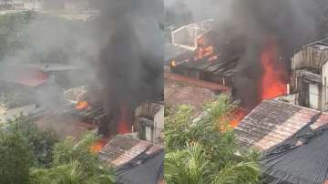 Fire incident reported from Steller Bungalows in Lokhandwala complex.