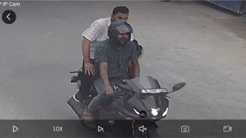 The two suspects were captured on CCTV attempting to flee from the police.



