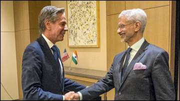 US Secretary of State Antony Blinken with India's External Affairs Minister S Jaishankar.