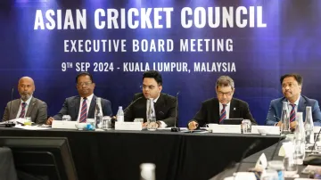 ACC president Jay Shah chaired the Executive Board meeting.