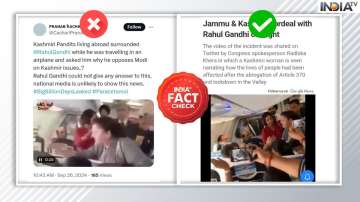 Fact check, Rahul Gandhi