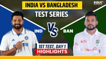 IND vs BAN 1st Test, Day 1 Highlights