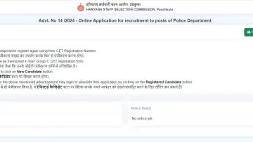 HSSC Constable Recruitment 2024 registration window closing tomorrow, September 24