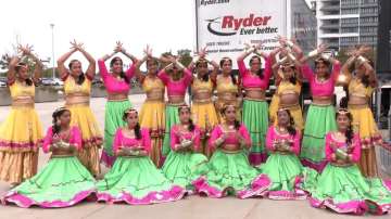 Indian community members were seen practising their dance routines as the geared up for the big show