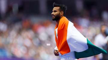 Indian athlete Praveen Kumar at Paris Paralympics 2024