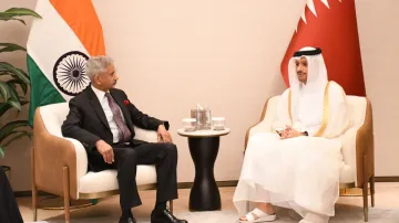 S Jaishankar met Qatar's Prime Minister Mohammed bin Abdulrahman bin Jassim Al Thani in Riyadh