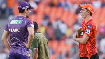 Mitchell Starc and Pat Cummins.