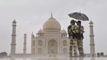 Taj Mahal water leakage due to heavy rain