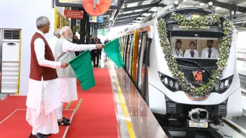 PM Modi flags off India's first 'Vande Metro' service