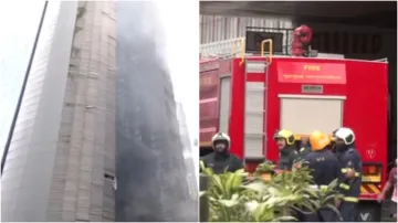 Massive fire breaks out at seven-storey Times Tower in Mumbai