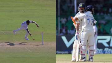 Virat Kohli survives an unbelievable run-out.