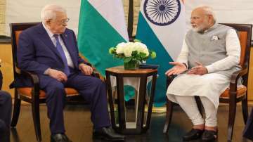 PM Modi in US, PM Modi meets world leaders, PM Modi meetings in US, PM Modi meets Palestinian Prez