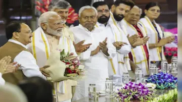 PM Modi with NDA leaders