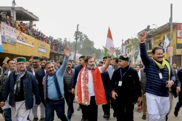 Rahul Gandhi launched the Bharat Jodo Yatra on 7 September 2022 at Kanyakumari.