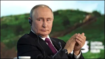 Russian President Vladimir Putin at the Eastern Economic Forum in Vladivostok.