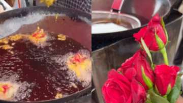 street vendor selling rose pakoda garners netizen's reactions