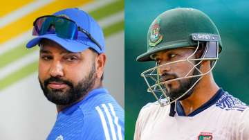 Rohit Sharma came up with a witty response when he was asked to react to Bangladesh skipper Najmul Hossain Shanto's remarks