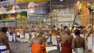 Tirupati laddu row, ritualistic sanitisation held at Tirumala temple, shuddhikaran pooja at Tirumala