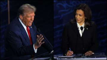 US Presidential Debate 2024: Donald Trump spars with Kamala Harris in Philadelphia.